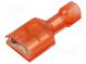 Faston  plochý  6,3mm  0,8mm  zásuvka  0,32÷0,82mm2  krimpovací