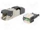 Zástrčka  RJ45  PIN  8  Kat  6a  stíněný  Uspořádání výv  8p8c  5÷9mm