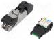 Zástrčka  RJ45  PIN  8  Kat  6a  stíněný  Uspořádání výv  8p8c  5÷9mm