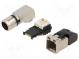 Zástrčka  RJ45  PIN  8  Kat  6a  stíněný  Uspořádání výv  8p8c  IDC
