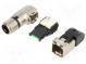 Zástrčka  RJ45  PIN  8  Kat  5  stíněný  Uspořádání výv  8p8c  IDC