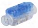Rychlosvorka  CoolSplice  IDC  0,34÷0,52mm2  modrá  póly  2  IP68
