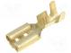 Faston  plochý  4,8mm  0,5mm  zásuvka  0,5÷2mm2  krimpovací