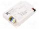 Napájecí zdroj  spínaný  LED  25W  20÷50VDC  350÷1050mA  IP20  118g