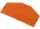 Krajní/oddělovací destička  281-6  281  oranžová  2,5x37x61,5mm