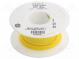 Vodič  HookUp Wire Teflon  lanko  Cu  28AWG  žlutá  PTFE  250V