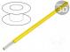 Vodič  HookUp Wire Teflon  lanko  Cu  22AWG  žlutá  PTFE  250V  305m