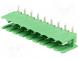 Rozpojovací svorkovnice  5mm  póly  9  úhlové 90°  zásuvka  na PCB
