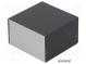 Kryt  s panelem  X 100mm  Y 103mm  Z 63mm  hliník  stříbrná