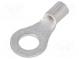 Zakončovací očko  M4  0,3÷1,42mm2  krimpovací  na kabel  měď