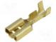 Faston  plochý  4,8mm  0,5mm  zásuvka  0,5÷1mm2  krimpovací  přímý