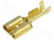Faston  plochý  6,3mm  0,8mm  zásuvka  0,5÷1,5mm2  krimpovací