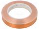 Páska  elektricky vodivá  W  19mm  L  33m  Thk  0,066mm  měď  4,4N/cm