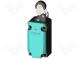 Limit switch  lever R 20mm, plastic roller Ø22mm  NO + NC  10A