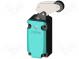Limit switch  lever R 33mm, plastic roller Ø22mm  NO + NC  10A