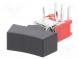 ROCKER  SPDT  pol  2  ON-ON  1A/250VAC  3A/28VDC  černá  20mΩ  THT