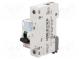 Jistič  230VAC  Ijmen  6A  Póly  1  DIN  Průběh  C  6kA  IP20  1÷35mm2