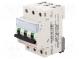 Jistič  400VAC  Ijmen  32A  Póly  3  DIN  Průběh  C  6kA  IP20  1÷35mm2