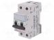 Jistič  400VAC  Ijmen  10A  Póly  2  DIN  Průběh  D  6kA  IP20  1÷35mm2