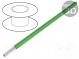 Vodič  HookUp Wire PVC  lanko  Cu  26AWG  zelená  PVC  300V  305m
