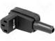 Konektor  napájecí AC  zástrčka  zásuvka  10A  250VAC  IEC 60320