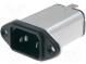 Konektor  napájecí AC  zásuvka  vidlice  4A  250VAC  IEC 60320