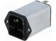 Konektor  napájecí AC  zásuvka  vidlice  2A  250VAC  IEC 60320