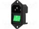 Konektor  napájecí AC  zásuvka  vidlice  10A  250VAC  IEC 60320
