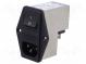 Konektor  napájecí AC  zásuvka  vidlice  4A  250VAC  IEC 60320