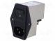 Konektor  napájecí AC  zásuvka  vidlice  10A  250VAC  IEC 60320
