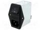 Konektor  napájecí AC  zásuvka  vidlice  4A  250VAC  IEC 60320