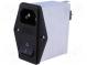 Konektor  napájecí AC  zásuvka  vidlice  10A  250VAC  IEC 60320