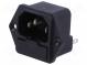 Konektor  napájecí AC  zásuvka  vidlice  10A  250VAC  IEC 60320