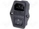 Konektor  napájecí AC  zásuvka  vidlice  10A  250VAC  IEC 60320