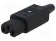 Konektor  napájecí AC  zástrčka  zásuvka  10A  250VAC  IEC 60320