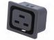 Konektor  napájecí AC  zásuvka  zásuvka  16A  250VAC  IEC 60320