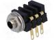 Zásuvka  Jack 3,5mm x 18,6mm  zásuvka  stereo  s vypínačem