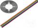 Vodič  plochý kabel  licna  Cu  8x0,124mm2  PVC  150V  50m