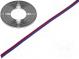 Vodič  plochý kabel  licna  Cu  4x0,22mm2  PVC  červená, modrá  150V