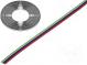 Vodič  plochý kabel  licna  Cu  5x0,22mm2  PVC  150V  50m