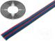 Vodič  plochý kabel  licna  Cu  6x0,22mm2  PVC  150V  50m