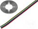 Vodič  plochý kabel  licna  Cu  6x0,22mm2  PVC  150V  50m