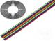 Vodič  plochý kabel  licna  Cu  12x0,22mm2  PVC  150V  50m