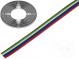 Vodič  plochý kabel  licna  Cu  6x0,35mm2  PVC  150V  50m