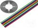 Vodič  plochý kabel  licna  Cu  12x0,35mm2  PVC  150V  50m