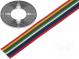 Vodič  plochý kabel  licna  Cu  6x0,5mm2  PVC  150V  50m