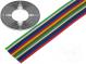 Vodič  plochý kabel  licna  Cu  12x0,5mm2  PVC  150V  50m