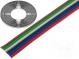 Vodič  plochý kabel  licna  Cu  6x0,75mm2  PVC  150V  50m