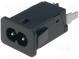 Konektor  napájecí AC  zásuvka  vidlice  2,5A  250VAC  IEC 60320