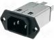 Konektor  napájecí AC  zásuvka  vidlice  3A  250VAC  IEC 60320